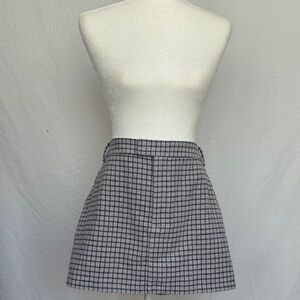Rails Gray Plaid Mini Skirt